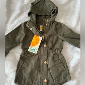 NWT 2T army jacket by C&C California